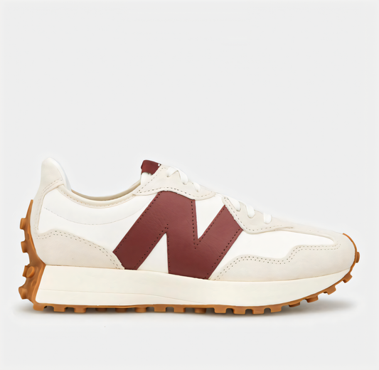 New Balance 327 White Maroon